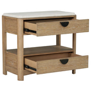 Parker House Escape - Bedroom Queen Panel Bed 2 Nightstands and Dresser with Mirror
