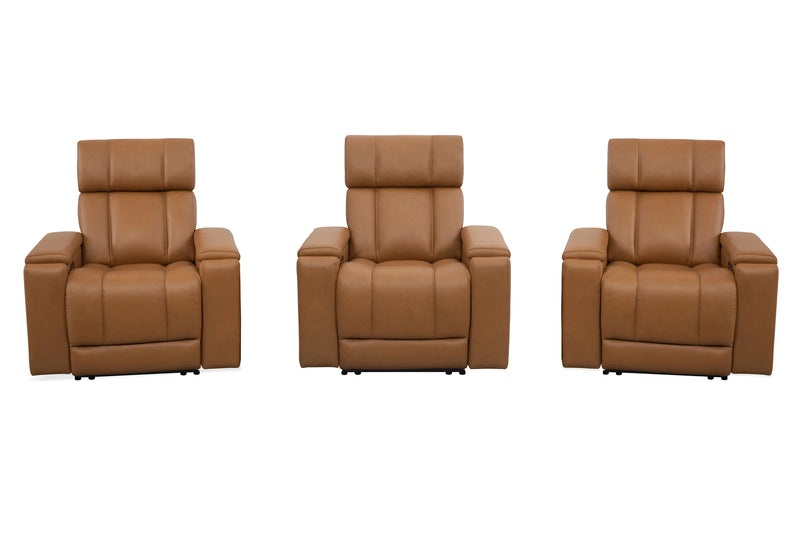 Parker Living Phoenix Zero Gravity Power 3 Seat Home Theater Seating with Immersive Audio P3