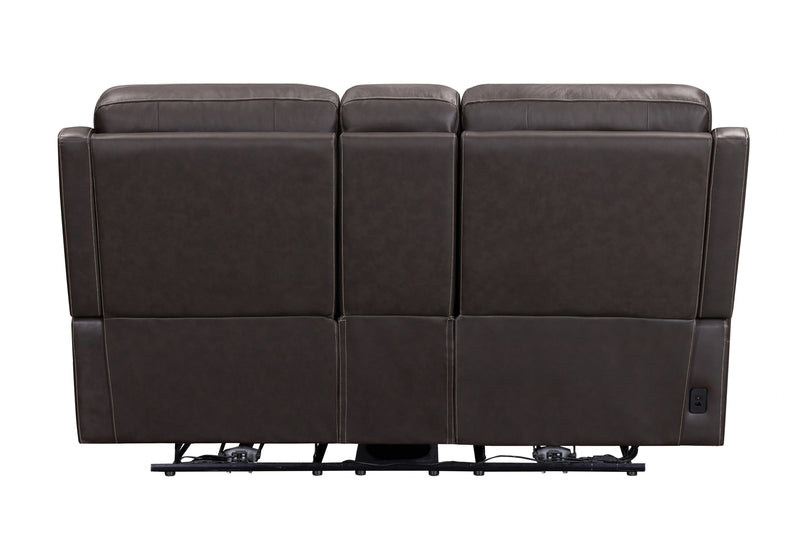 Parker Living Easton - Steamboat Brown Zero Gravity Power Reclining Tilt Console Loveseat P3