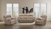 Parker Living Theon - Stokes Toffee Manual Reclining Sofa Loveseat and Recliner