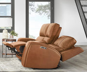 Parker Living Belmont Zero Gravity Power Reclining Tilt Console Loveseat P3