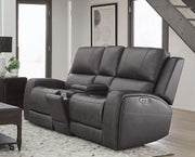 Parker Living Belmont Zero Gravity Power Reclining Tilt Console Loveseat P3