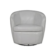 Parker Living Barolo 100% Italian Leather Swivel Club Chair