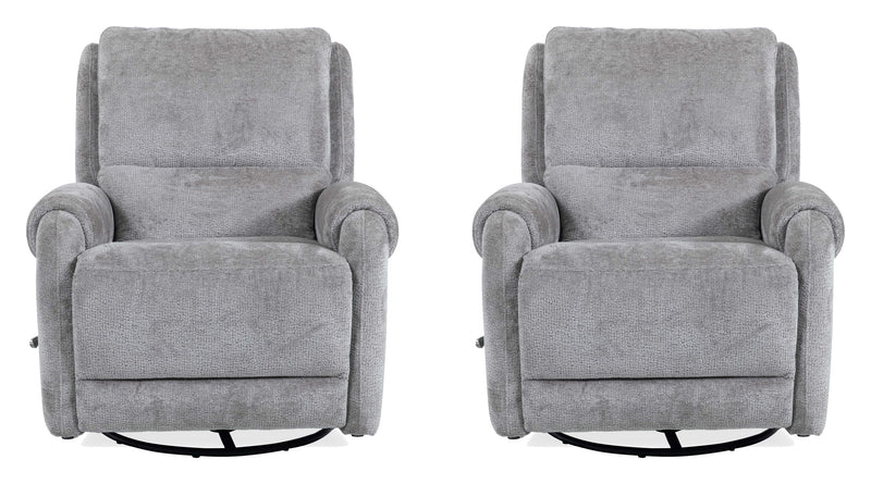 Parker Living Gentry Manual Swivel Glider Recliner Two Pack
