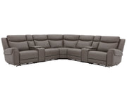 Parker Living Momentum 7 Piece Modular Power Reclining Sectional with Power Adjustable Headrests