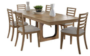 Parker House Escape - Dining 84 Inch Rectangular Table with 6 Ladderback Chairs