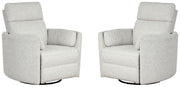 Parker Living Radius Power Swivel Glider Recliner Two Pack
