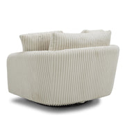 Parker Living Boomer Large Swivel Chair with 2 Toss Pillows Two Pack