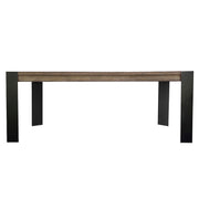 Parker House Cedar Fork - Dining 78 inch Rectangular Dining Table with 6 ladderback chairs