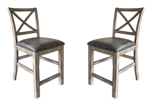 Parker House Lodge Dining Upholstered Counter Chair Two Pack