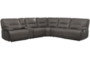 Parker Living Spartacus 6 Piece Modular Power Reclining Sectional with Power Adjustable Headrests