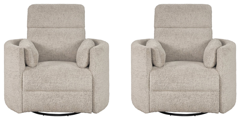 Parker Living Radius Manual Swivel Recliner Two Pack