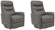 Parker Living Gemini Swivel Glider Recliner Two Pack