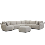 Parker Living Playful - Canes Cobblestone 6 Piece Modular Sectional