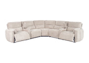 Parker Living Modesto 7 Piece Modular Power Reclining Sectional with Power Adjustable Headrests