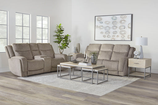 Parker Living Penfield - Frappe Power Reclining Sofa and Loveseat