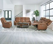 Parker Living Haywood - Butternut Power Reclining Sofa Loveseat and Recliner