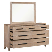 Parker House Breckenridge - Bedroom Queen Bed 2 Nightstands and Dresser with Mirror