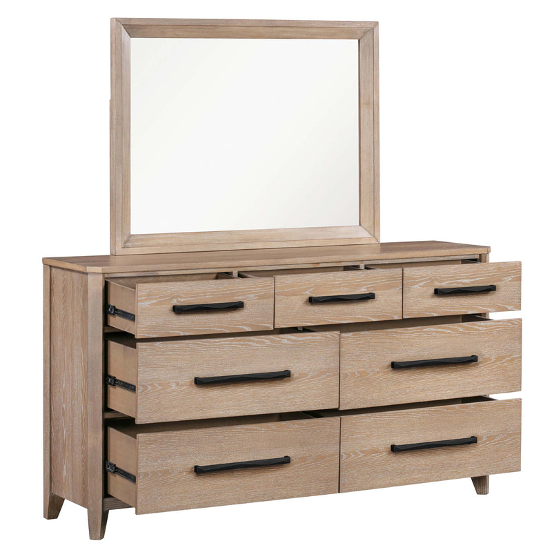 Parker House Breckenridge - Bedroom King Bed 2 Nightstands Dresser with Mirror and Chest