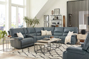 Parker Living Whitman - Powered By Freemotion 6 Piece Modular Power Reclining Sectional with Power Adjustable Headrests