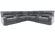 Parker Living Polaris 7 Piece Modular Power Reclining Sectional with Power Adjustable Headrests