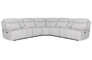 Parker Living Alpine - Airy Midnight 7 Piece Zero Gravity Power Reclining Sectional with Power Adjustable Headrests