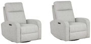 Parker Living Thriller Power Swivel Glider Recliner Two Pack