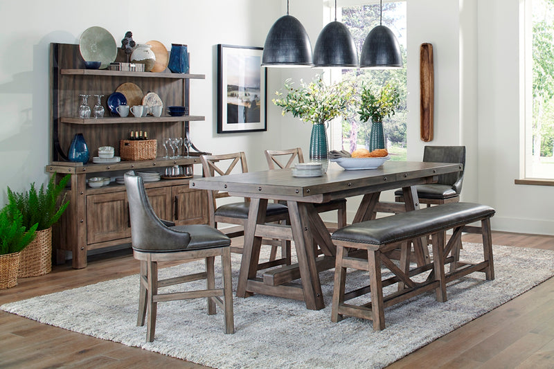 Parker House Lodge Dining Counter Height Extendable Dining Table