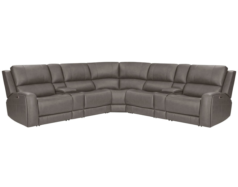 Parker Living Belmont 7 Piece Zero Gravity Power Reclining Sectional with Power Adjustable Headrests