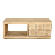 Parker House Laguna Rectangular Storage Cocktail Table with 2 End Tables