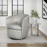 Parker Living Barolo 100% Italian Leather Swivel Club Chair