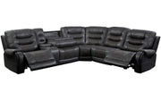 Parker Living Outlaw - Stallion 6 Piece Modular Power Reclining Sectional with Drop Down Table