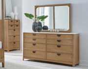 Parker House Escape - Bedroom King Poster Bed 2 Nightstands Dresser with Mirror and Chest