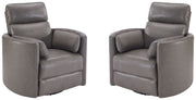 Parker Living Radius - Powered By Freemotion Cordless Power Swivel Glider Recliner Two Pack