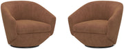 Parker Living The Twist - Elise Rust Swivel Chair Two Pack