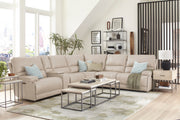 Parker Living Whitman - Powered By Freemotion 6 Piece Modular Power Reclining Sectional with Power Adjustable Headrests