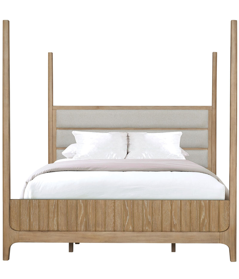 Parker House Escape - Bedroom Queen Poster Bed 2 Nightstands Dresser with Mirror and Chest
