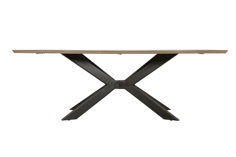Parker House Crossings - Monaco Dining 84 Inch Rectangular Dining Table with 4 Upholstered Chairs