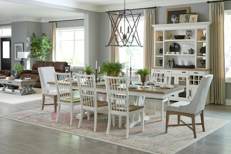 Parker House Americana Modern Dining 88 inch Trestle Extendable Dining Table