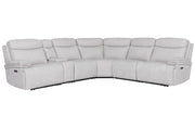 Parker Living Alpine - Airy Midnight 6 Piece Zero Gravity Power Reclining Sectional with Power Adjustable Headrests