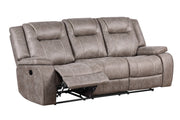 Parker Living Blake - Desert Taupe Manual Reclining Sofa and Loveseat