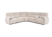 Parker Living Modesto 6 Piece Modular Power Reclining Sectional with Power Adjustable Headrests