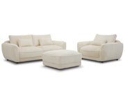 Parker Living Utopia - Mega Ivory 2 Seat Sofa with Lumbar Pillow
