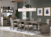 Parker House Pure Modern Dining 66 Inch Buffet with Hutch